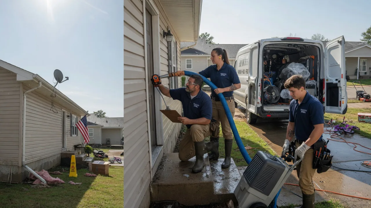 Ceiling Water Damage Restoration in Tamms, IL near me